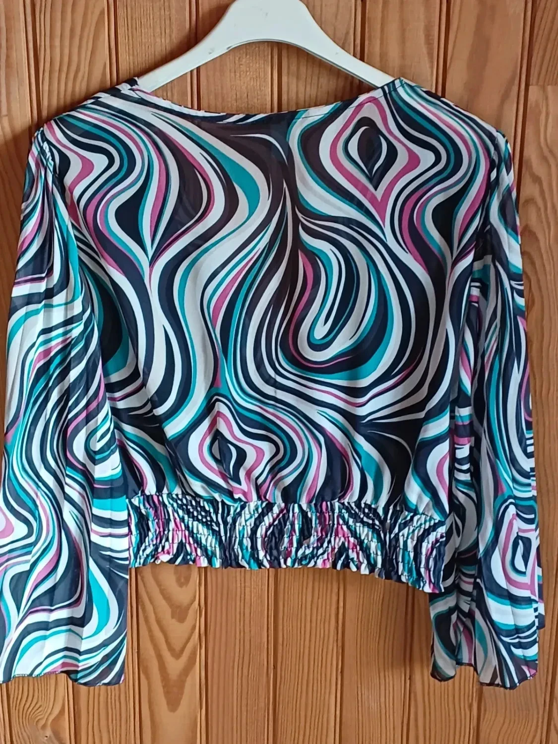 Italian style smocked fluid top – photo 9